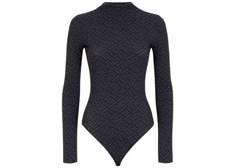 fendi skims black bodysuit|Fendi SKIMS bodysuit for sale.